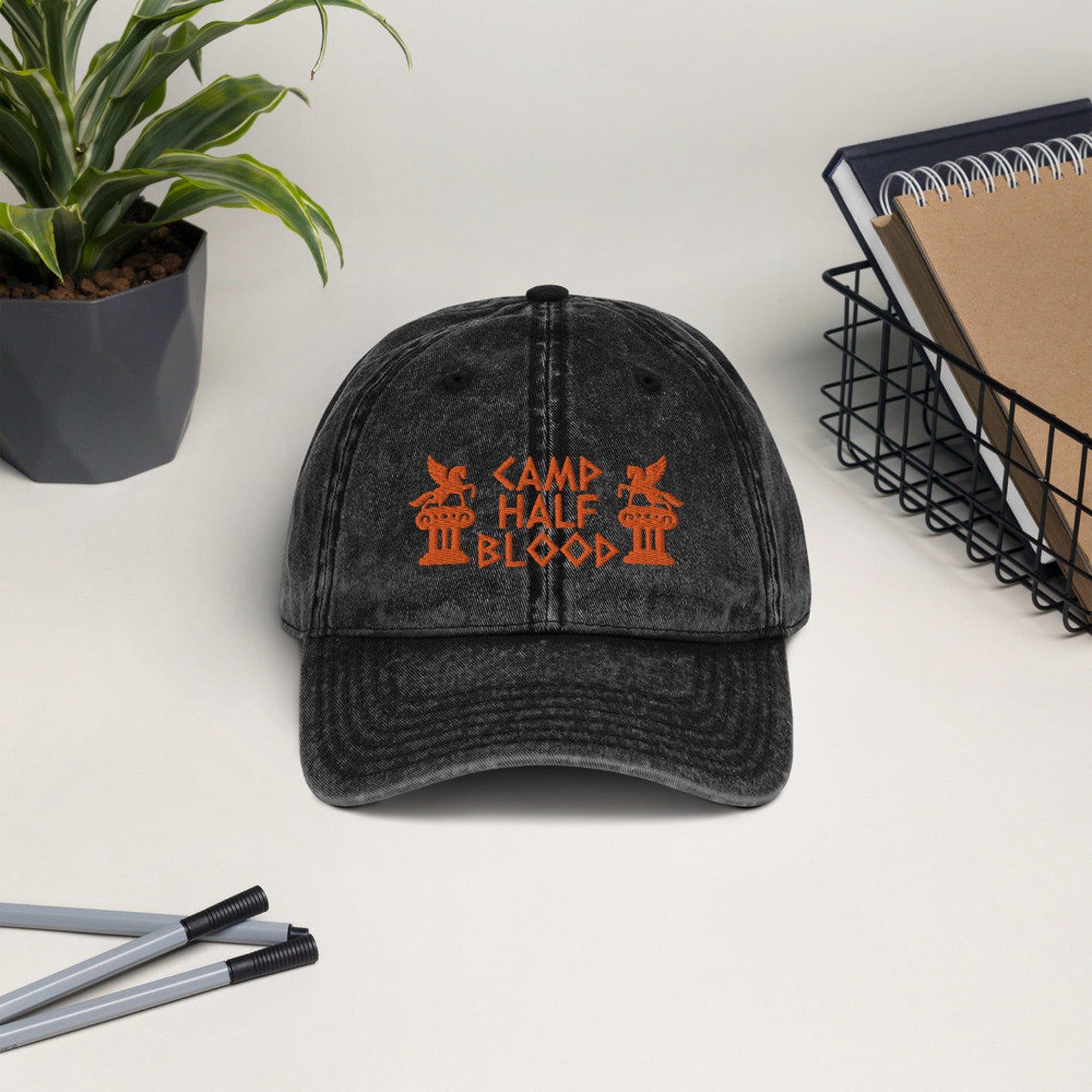 Camp Halfblood vintage-style baseball cap