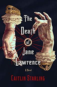 book cover with two hands and the title "The Death of Jane Lawrence"cover with two hands and the title "The Death of Jane Lawrence"