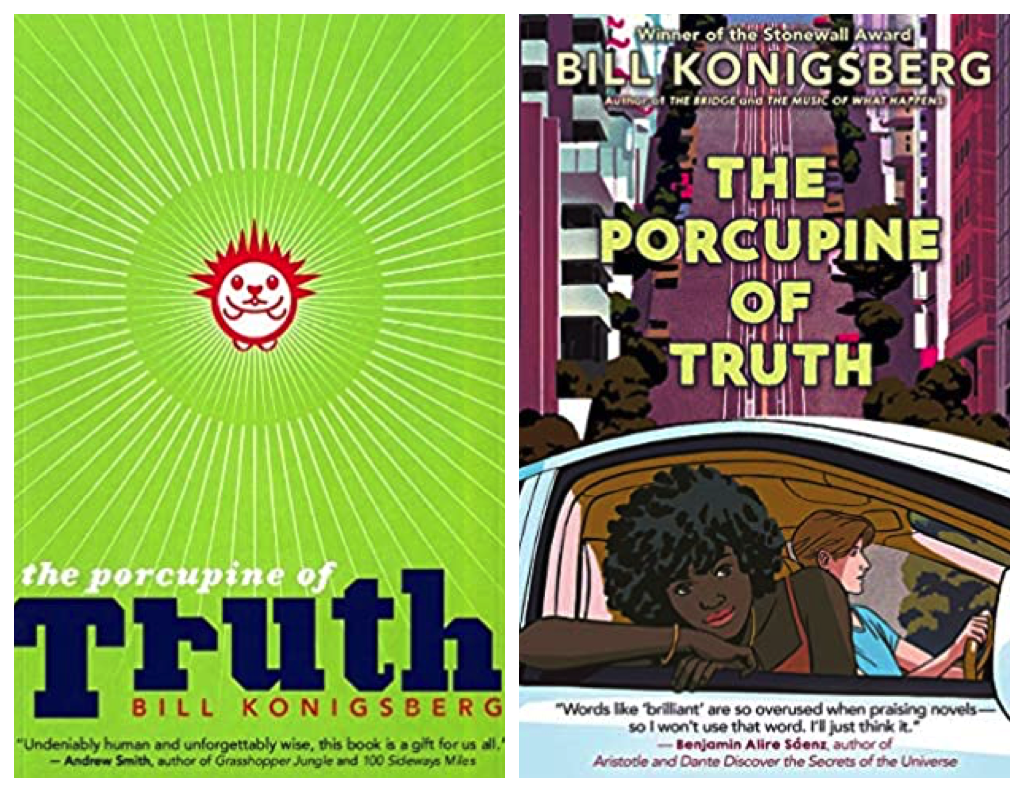 Porcupine of Truth hardcover and paperback covers