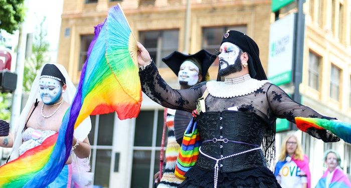 a photo of a Pride parade