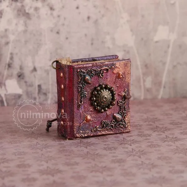 square book pendant
