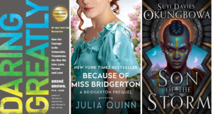 collage of covers of books listed