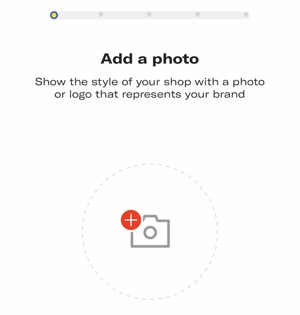 Depop App Profile Setup Screen