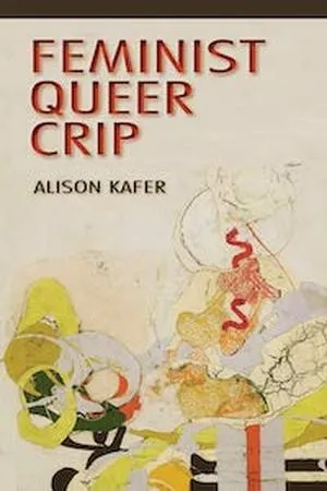 A graphic featuring the cover of Feminist, Queer, Crip. by Allison Kafer