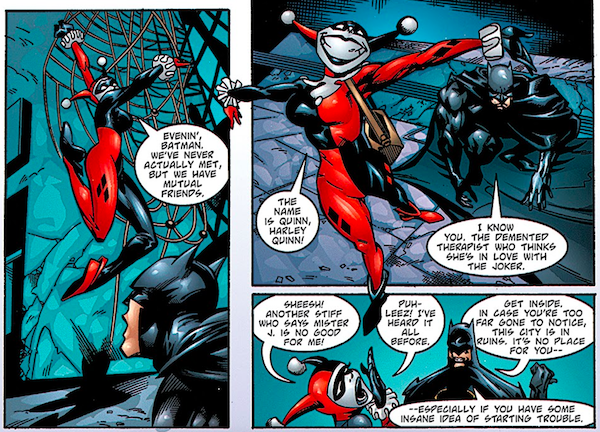 First Appearance Flashback: Harley Quinn