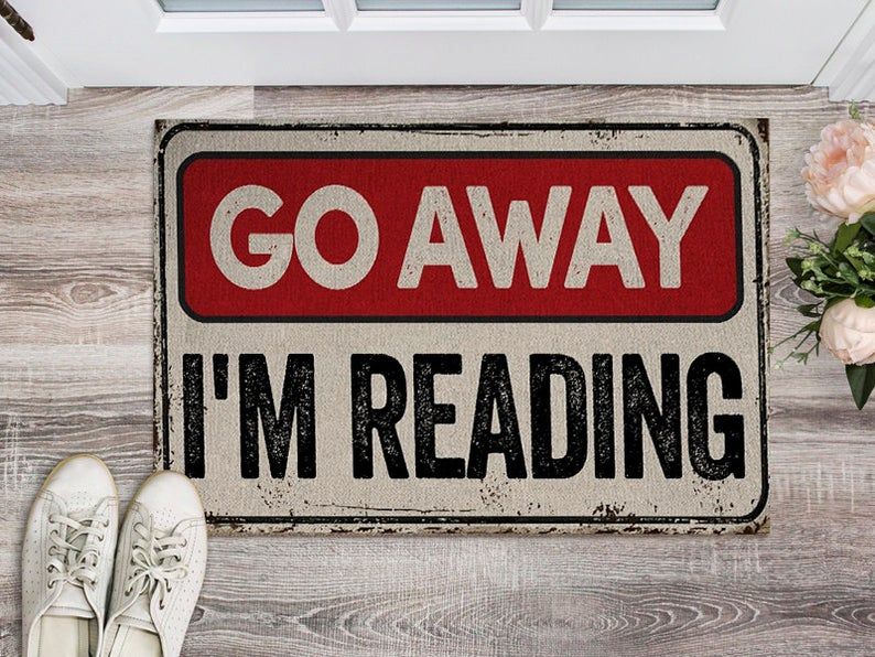 Bookish Doormats To Welcome Your Guests - 40