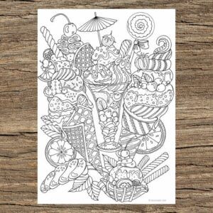 Printable Adult Coloring Pages From Etsy | Book Riot