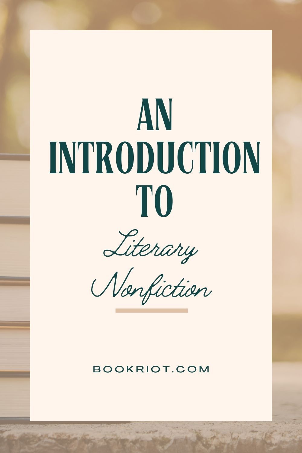 What Is The Purpose Of Literary Nonfiction