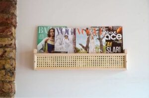 13 Useful Wall Book Racks For Any Home Book Riot   Rattan Book Rack 300x199 .optimal 