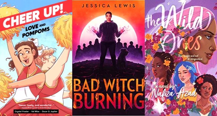 collage of three book covers of August 2021 YA new releases