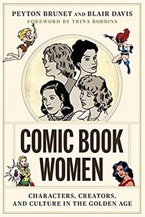 Drawings of influential women from early comics