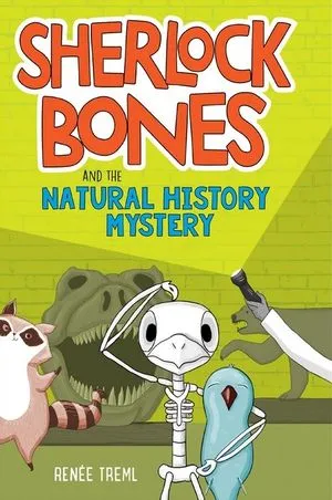 Sherlock Bones and his friend Watts in the natural history museum