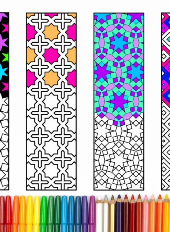 image of fun bookmarks for kid's reading nooks