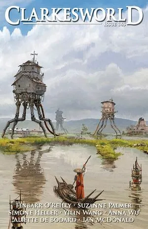 Image of Clarkesworld Magazine issue 145 cover