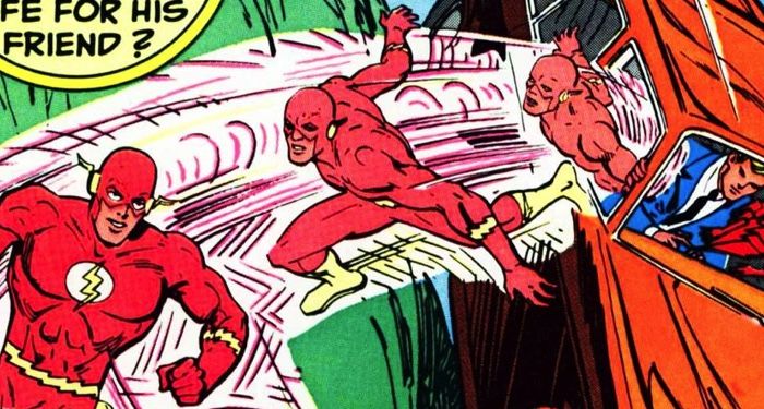 closeup of the cover of The Flash #285 comic book