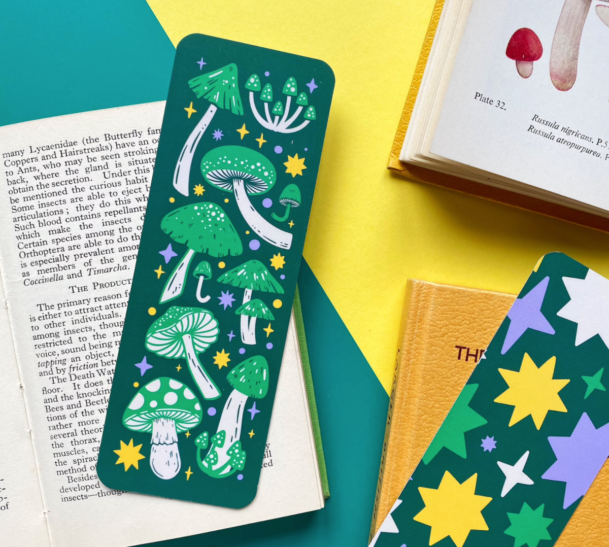 Printable Mushroom Bookmark