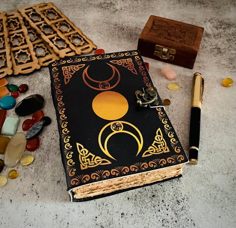 Grimoire-inspired journal. 