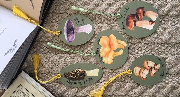 Just Some Fun Guys: Mushroom Bookmarks, Notebooks, and More Fungi Goods