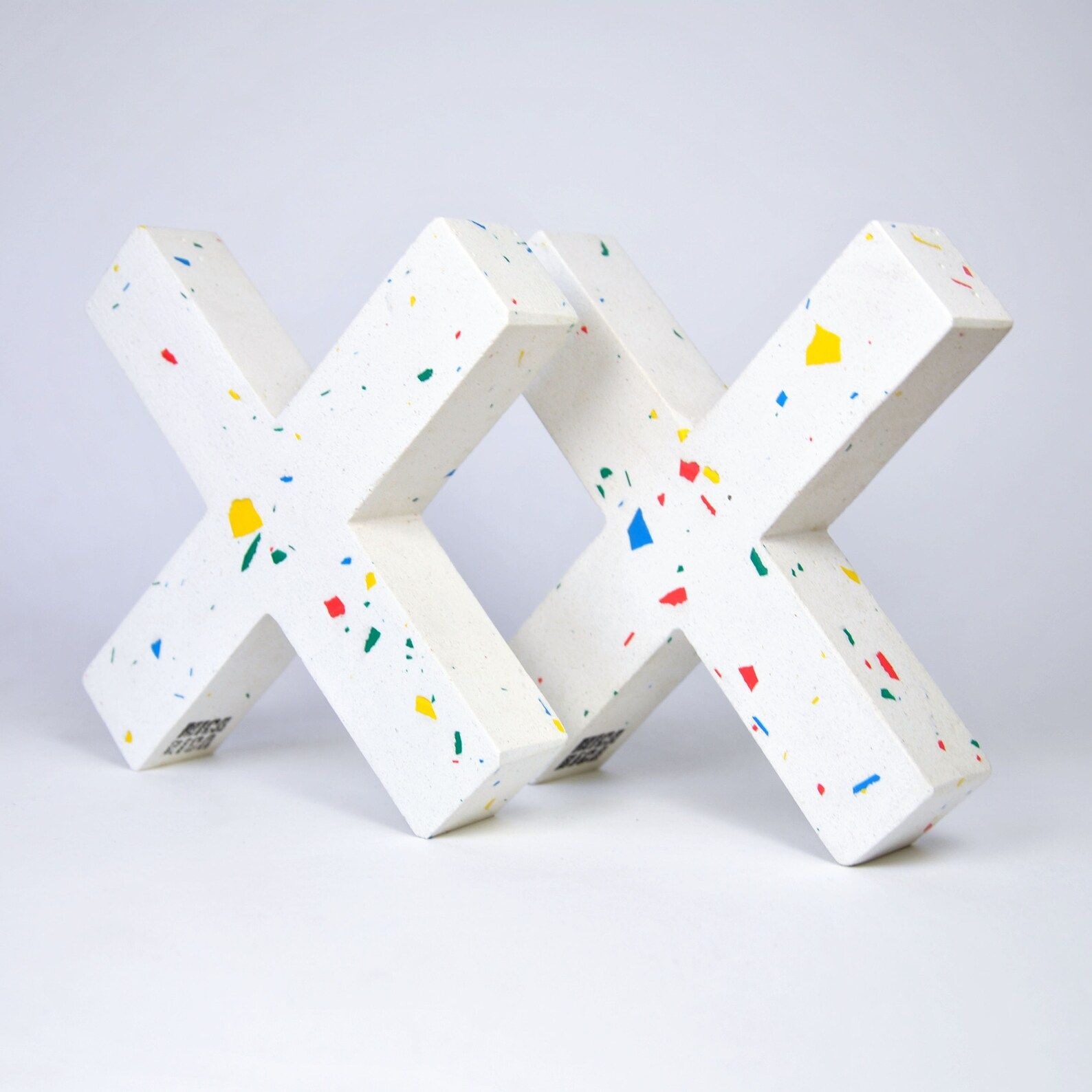 Flecks of Fun  Gorgeous Terrazzo Bookends - 85