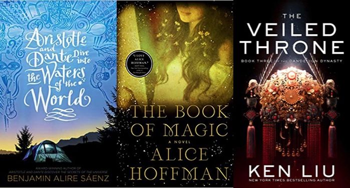 Collage of three new Fall 2021 audiobook releases