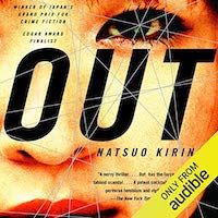 A graphic of the cover of Out by Natsuo Kirino