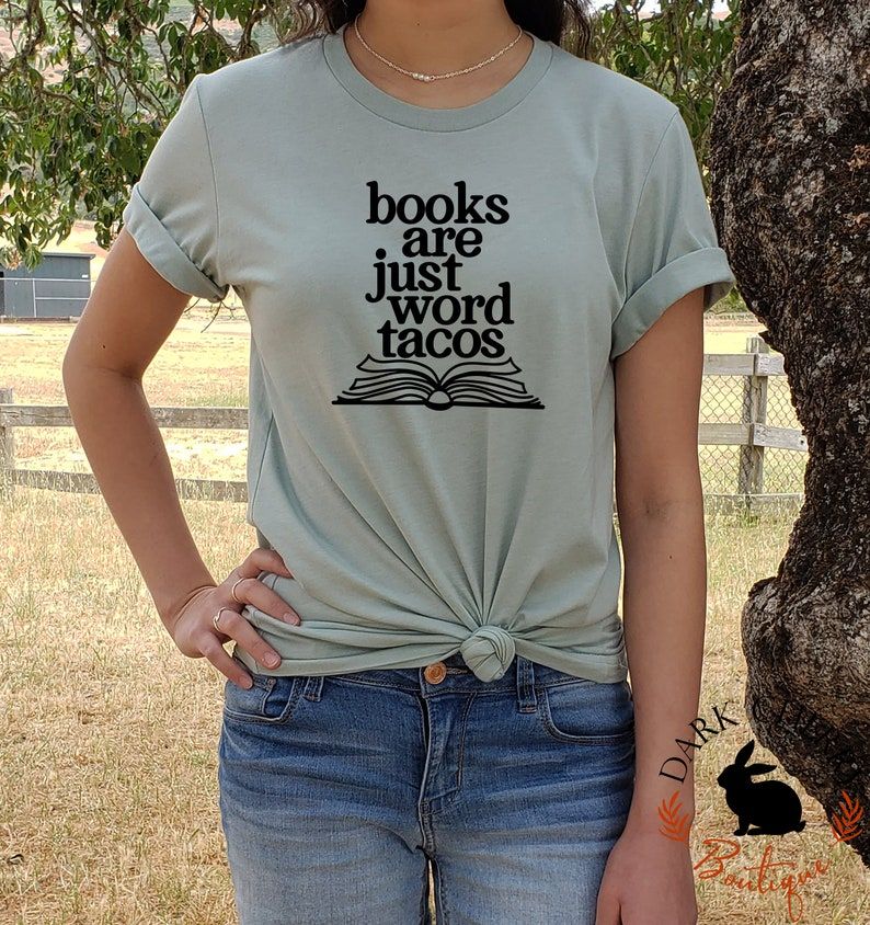 Image of a woman with olive skin wearing a sage colored shirt. The black font reads 