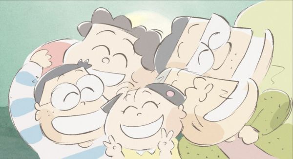 Film still from My Neighbors the Yamadas, directed by Isao Takahata