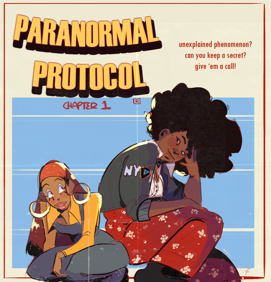 Couverture de bande dessinée Web de protocole paranormal