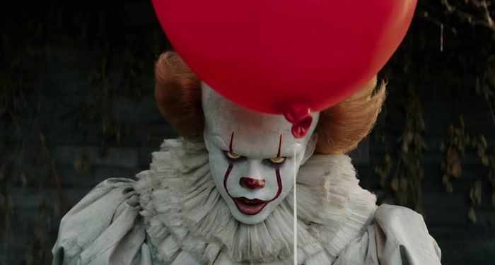 Pennywise and a red balloon