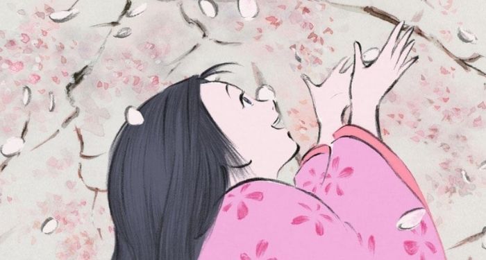 Film still from The Tale of the Princess Kaguya, directed by Isao Takahata