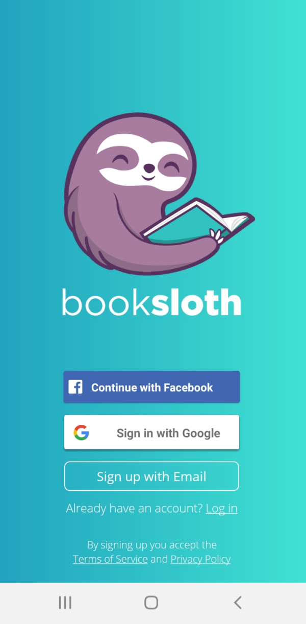 BookSloth App Splash