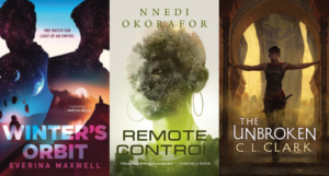Collage of book covers listed