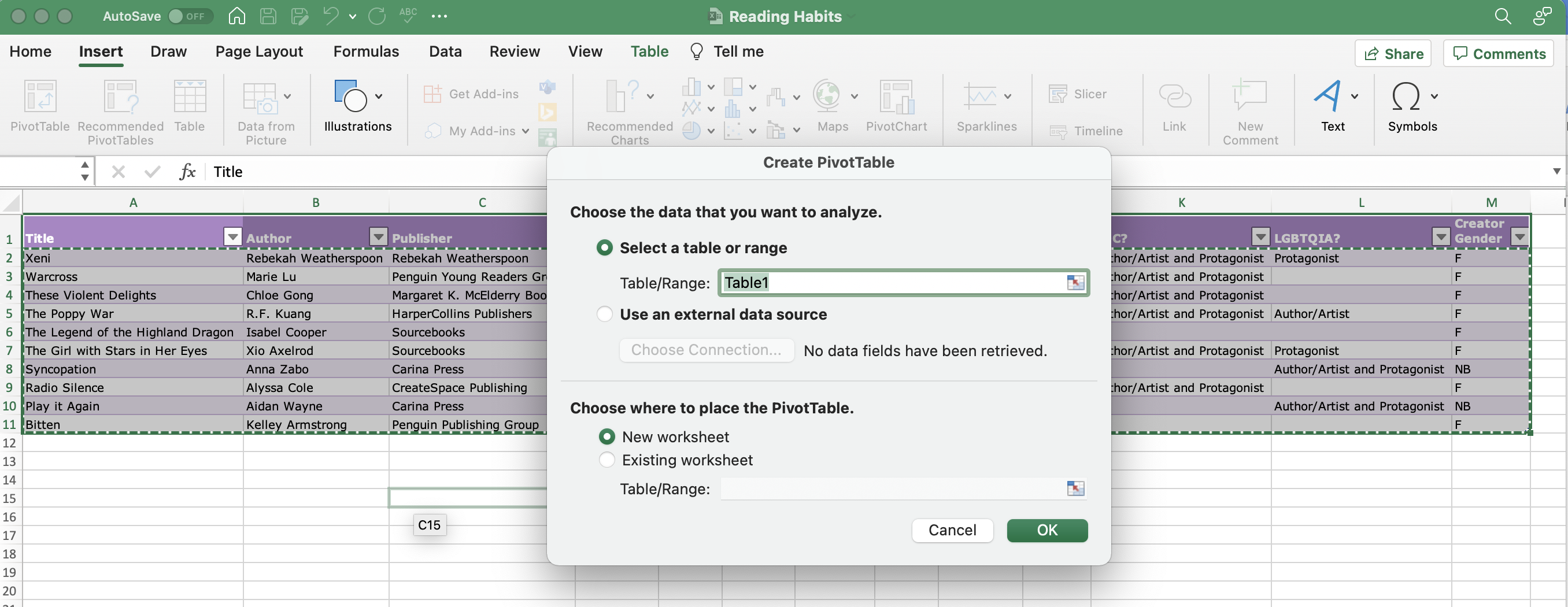 Excel lent Ways to Use PivotTables to Look at Your Reading Habits - 83