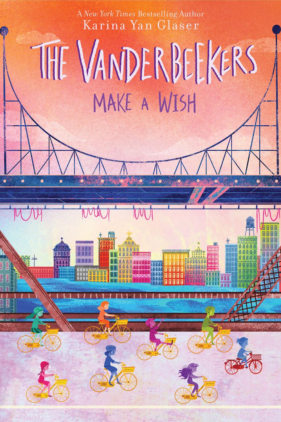 Book cover of The Vanderbeekers Make A Wish by Karina Yan Glaser. 