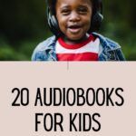 pinterest image for audiobooks for kids