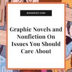 pinterest image for graphic novels on important topics
