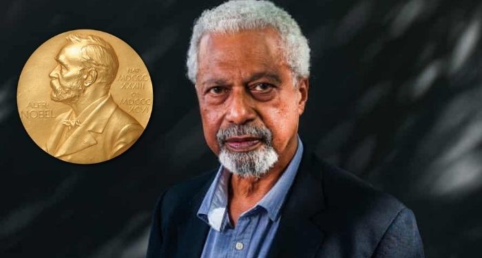 headshot of nobel prize winner with nobel award