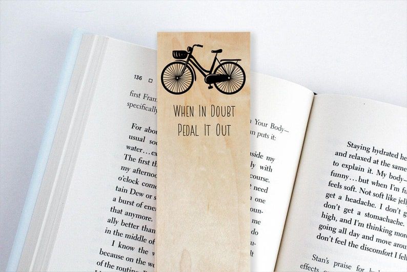 Bicycle bookmark