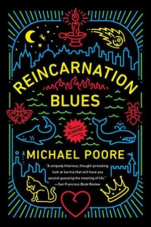 Book cover of Reincarnation Blues by Michael Poore