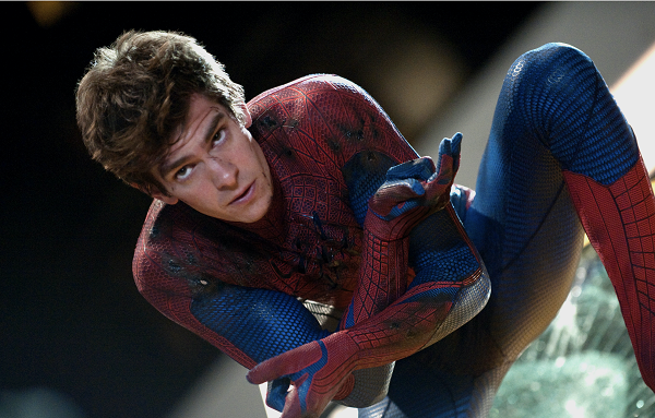 Screenshot of Andrew Garfield as Peter Parker / Spider-Man in 'The Amazing Spider-Man' (2012)