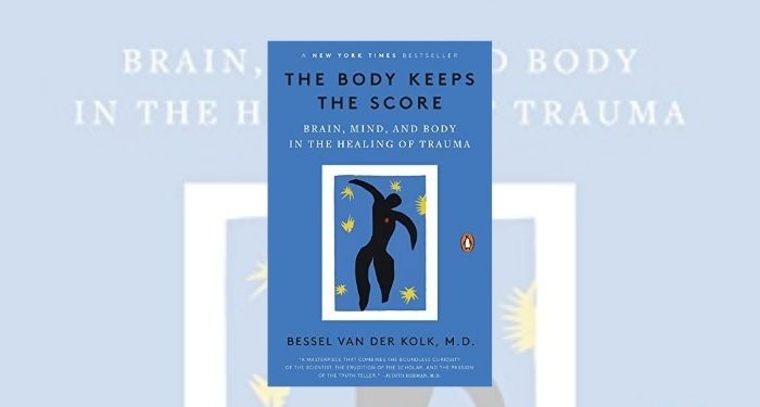 the body keeps the score cover closeup