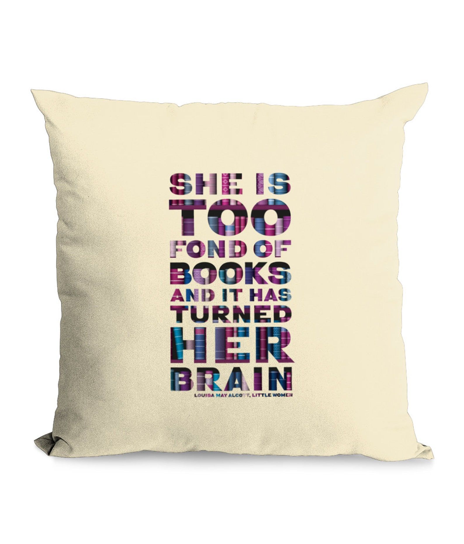 Coussin avec la citation 