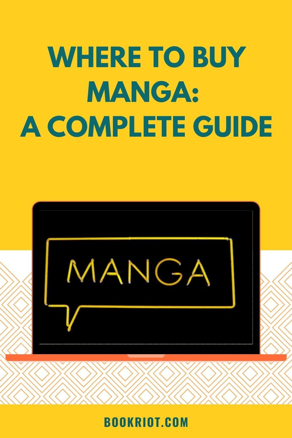 pinterest image for buying manga