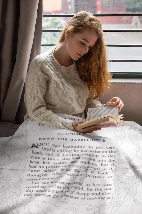 10 Bookish Blankets to Snuggle Up Under This Winter - 40