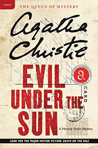 book cover for evil under the sun