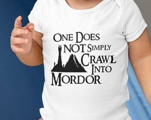 Etsy Mordor onesie