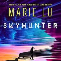 un graphique de la couverture de Skyhunter par Marie Lu