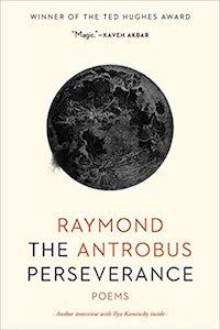 A graphic of the cover of The Perseverance by Raymond Antrobus