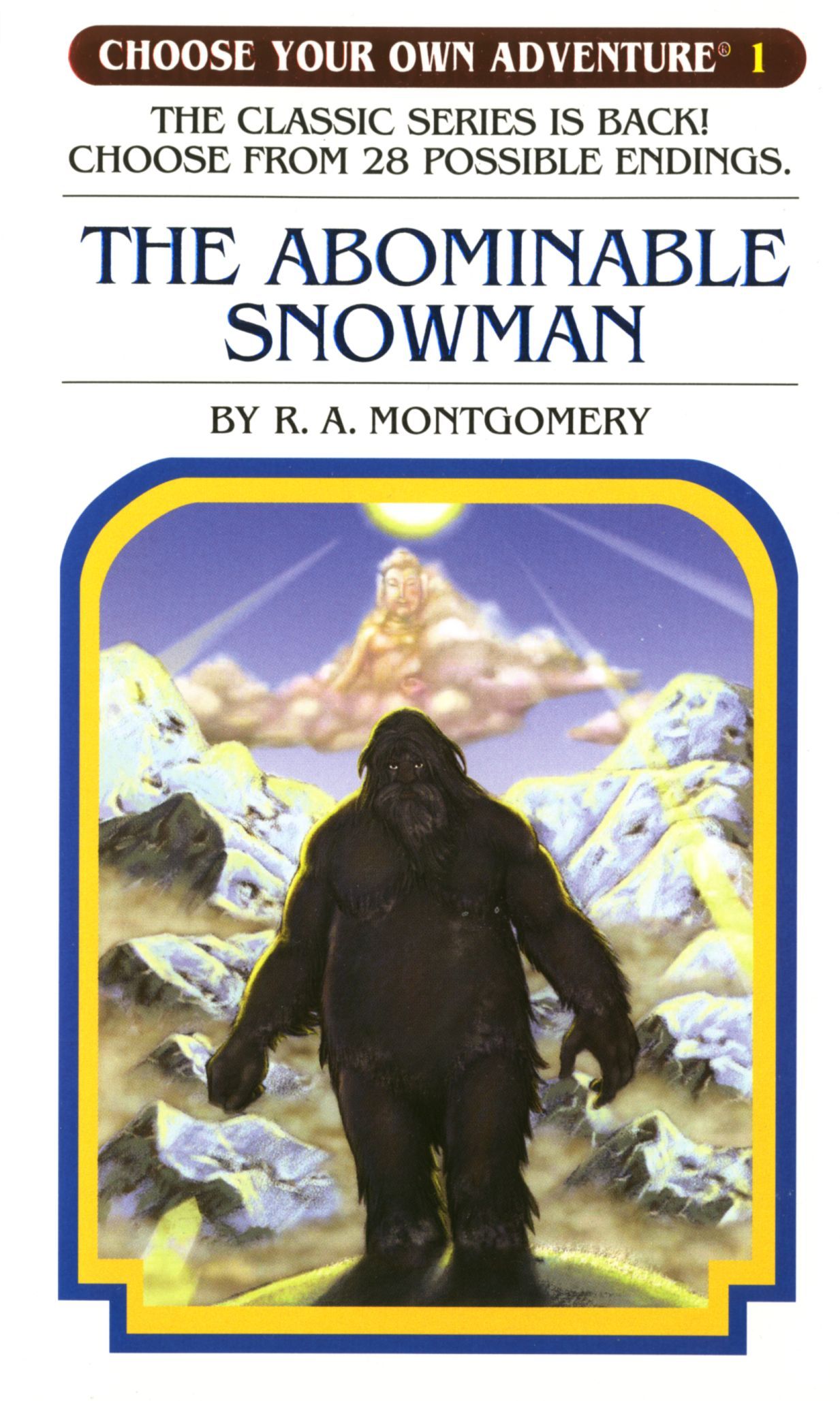 Abominable Snowman Choose Your Own Adventure original cover
