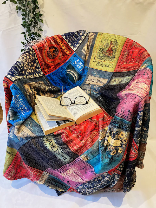 10 Bookish Blankets to Snuggle Up Under This Winter - 11